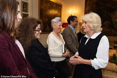 Her Majesty's first engagement since falling ill was a reception for the Booker Prize Foundation on November 12