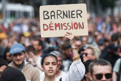 Over 100,000 protest in France against new prime minister