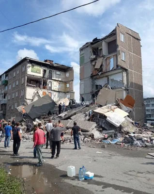 В Нижнем Тагиле обрушилась часть жилой пятиэтажки