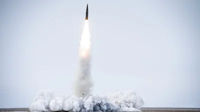 Иллюстративное фото. Учебно-боевой пуск ракеты «Искандер-М» на полигоне Капустин Яр, 2 марта 2018 года