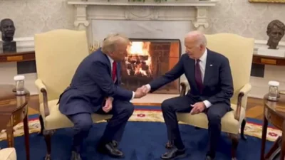 Trump Meets Biden At White House oval office meeting Call For Smooth Transition Of Power Trump Meets Biden At White House After Winning US Presidential Polls, Both Vow 'Smooth Transition' Of Power