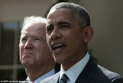 Biden is said to feel 'hurt' by the silence of Obama, who he served for eight years as Vice-President