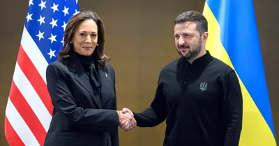 Zelenskyy's meeting with Harris and spat with Trump reveal a growing partisan divide on Ukraine