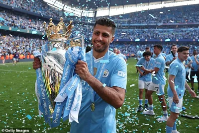 Rodri was rewarded for his role in Spain's Euro 2024 win and in City's Premier League triumph