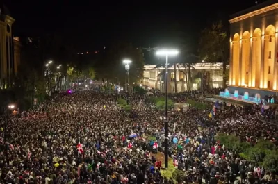 Митинг в Тбилиси: оппозиция потребовала проведения новых парламентских выборов