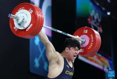 Chinese weightlifter Liu Huanhua claims men's 102kg gold at Paris 2024