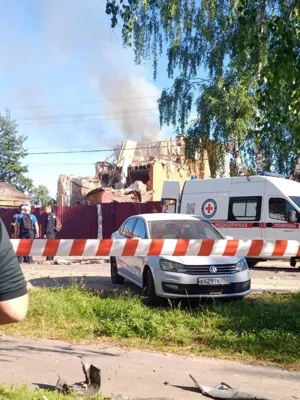 Беспилотник привёл к обрушению дома в Егорьевске