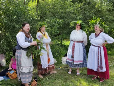 Беларусы Литвы на праздновании Купалья, 29 июня 2024 года, Вильнюс. Фото: "Радыё "Рацыя"