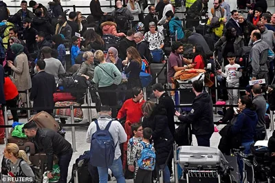 The airport serves an estimated 41 million passengers every year (file photo of Gatwick's South Terminal)