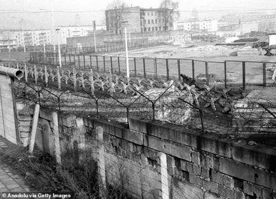 The Berlin Wall in 1965. In all, at least 140 people were killed trying to cross the Berlin Wall between 1961 and 1989, and hundreds more died while trying to flee East Germany by other means