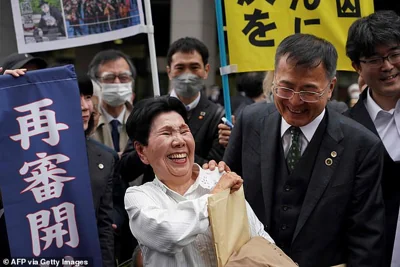 'For so long, we have fought a battle that has felt endless,' Hideko (pictured) had told reporters in July