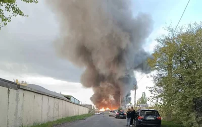 В Польше вспыхнул серьезный пожар на свалке