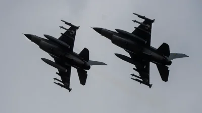 Винищувачі F-16 у небі над Україною, серпень 2024 року