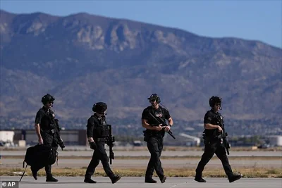 Members of the U.S. Secret Service Counter Assault Team are photographed during former President Donald Trump's trip to Albuquerque, New Mexico in late October as he campaigned for a second term