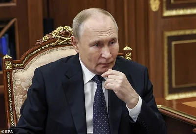 Putin revealed that his forces carried out a strike with a new medium-range ballistic missile