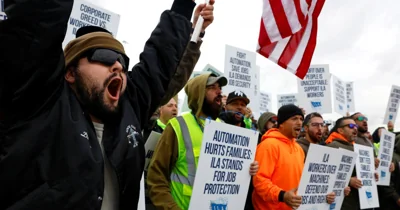 Dockworkers on East and Gulf Coast to return to work after reaching agreement on wages