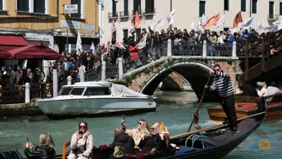 Venice residents protest as city begins US$5 tourist entry charge