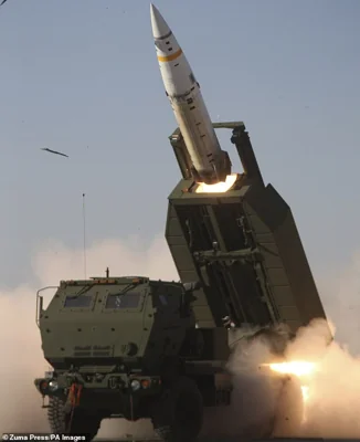 An ATACMS missile being fired in White Sands, New Mexico, United States