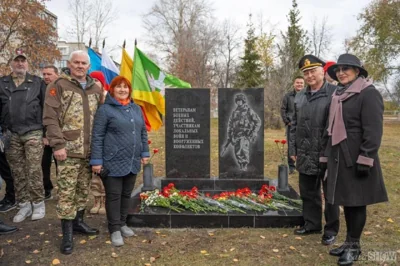 В Ульяновской области открыли памятник солдату НАТО