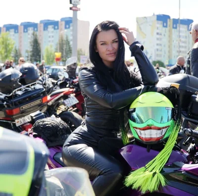 На улицах Могилева можно увидеть «милфицию» на мотоциклах ВИДЕО