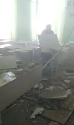 В забайкальской школе во время урока обрушился потолок