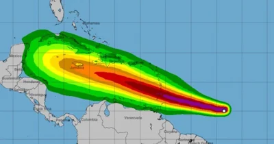 Beryl strengthens into hurricane in the Atlantic as it bears down on Caribbean