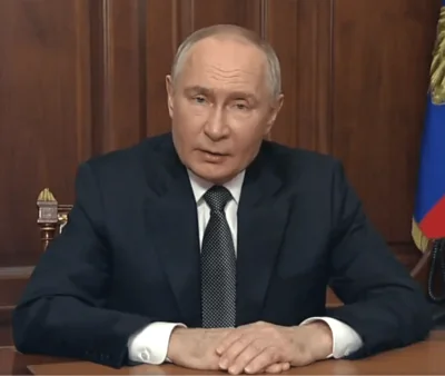 Putin dropped his most direct threat yet against the West in a televised address on Thursday