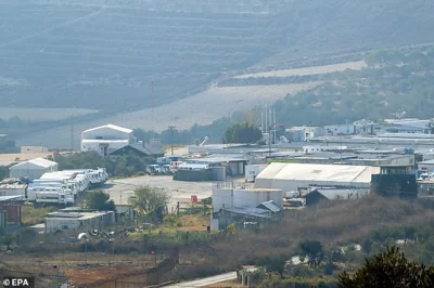 Yesterday, the UN peacekeeping force in Lebanon said Israeli tank fire on its headquarters (pictured)  in the country's south wounded two of its members