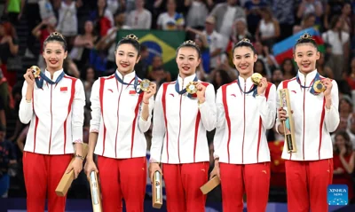 Olympics | China claims historic rhythmic gymnastics group all-around title at Paris 2024 (updated)