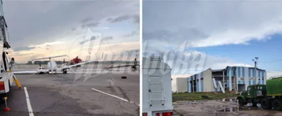 Смерч розніс аеропорт у Татарстані. Фото: РосЗМІ