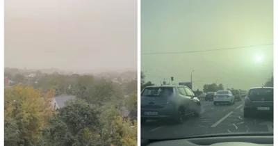 Пылевая буря накрыла Днепр, Харьков и Полтаву (фото, видео)