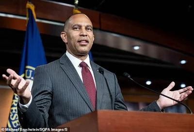 'America is a better place today because President Joe Biden has led us with intellect, grace and dignity. We are forever grateful,' House Minority Leader Hakeem Jeffries said in a statement that made no mention of Vice President Kamala Harris