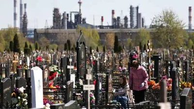 Russian Spending on Cemetery Expansion Triples Since Ukraine Invasion
