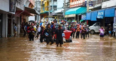 At least two dead, hundreds stranded in Thailand as floods hit north