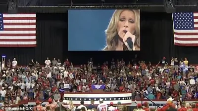 Celine Dion's iconic 'My Heart Will Go On' played at Donald Trump 's Montana rally