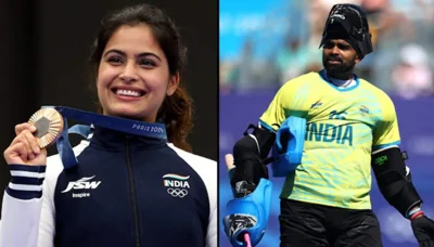 sports Paris Olympics 2024: Sreejesh and Manu Bhaker selected as flag bearers for closing ceremony scr