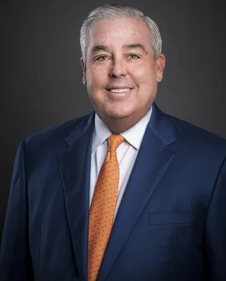 John Morgan (pictured), a top donor to Joe Biden has slammed three of the president's most trusted aides after the president's horror show at the first debate in Atlanta Thursday night