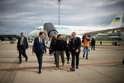 Зеленский прибыл на саммит мира в Швейцарии. 14 июня 2024 года. Фото: пресс-служба офиса украинского президента