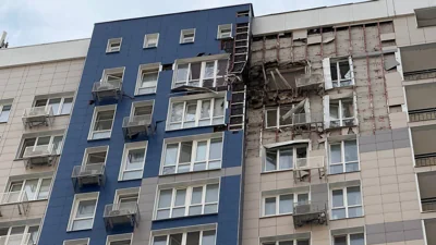 В Белгороде беспилотник ударил по жилой многоэтажке