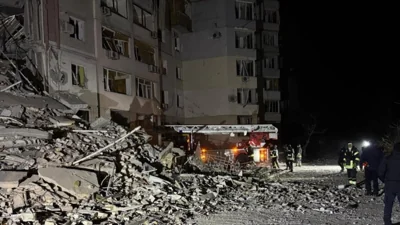 В Херсоне авиабомба попала в многоэтажку, есть раненые