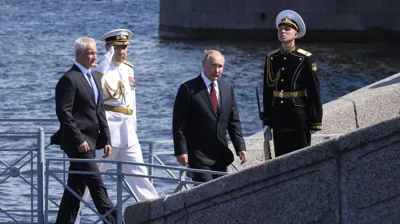Ships attacked by Ukraine not shown at naval parade in Russia