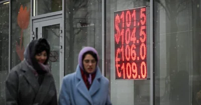 Ruble tumbles as Russia’s war economy comes under increasing strain