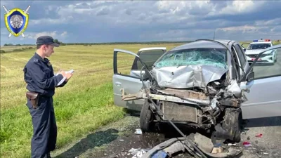 В Крупском районе легковушка столкнулась с грузовиком МАЗ - пострадали трое детей