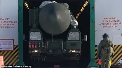 Nuclear missiles stored at a Russian facility