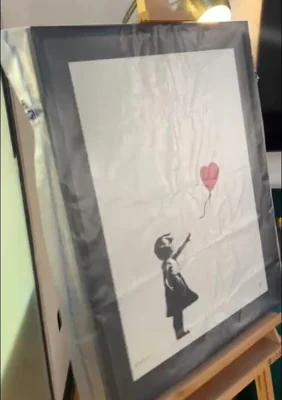 Grove Gallery had been hosting a Banksy exhibition, titled 'Breakout: Banksy's London Rebellion', which ended on Saturday