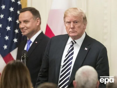 Дуда заявив, що позицію Трампа щодо України визначать гроші й амбіції