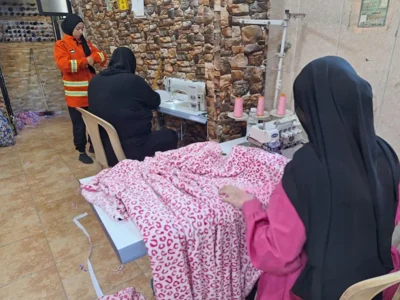 Women in Shatila refugee camp, Beirut.