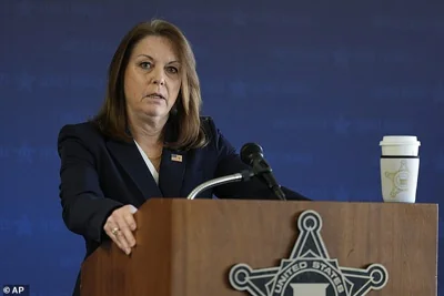 The Secret Service's botched job has been described as 'an enormous security failure' and many are calling for the resignation of the agency's director, Kimberly Cheatle (pictured)