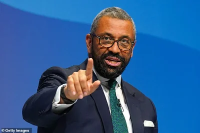 James Cleverly - seen as the favourite for leader until his shock eviction in the final round of voting by MPs last month - has announced he will not take a job in the shadow cabinet