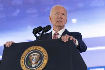 Joe Biden at rally in Philadelphia 2024